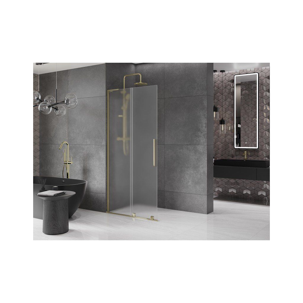 Oglindă LED neagră Rea Hollywood XL 800x620 mm - vedere de ansamblu
