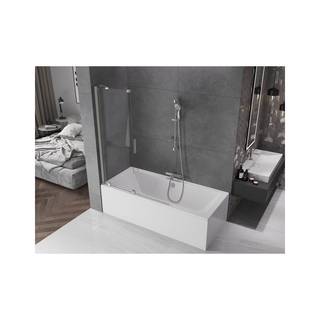 Cabină de duș Gelco Spirit Black, negru mat, 100x100